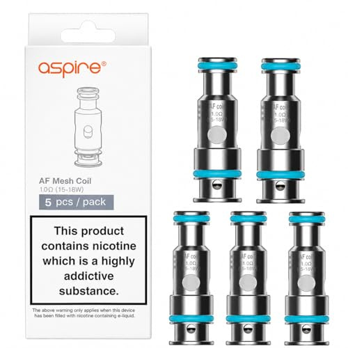 Résistances pour cigarette électronique Flexus Q - Aspire - 1 ohm - Sans tabac et sans nicotine