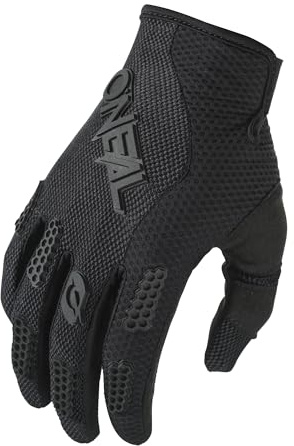 O'NEAL | Fahrrad- & Motocross-Handschuhe | MX MTB FR Downhill | Passform, Luftdurchlässiges Material | Element Glove RACEWEAR V.24 | Erwachsene | Schwarz | Größe S