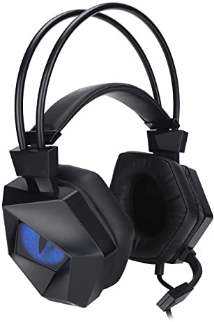 Horoper Wired Gaming Headphones Headset with Microphone, THS300A4 Gaming Headset 7.1 Surround Sound Wired USB On Ear Gaming Headphones with Noise Canceling Microphone