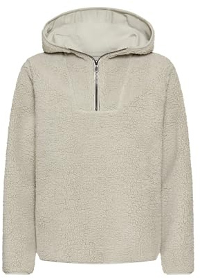 camel active Men's Knitted Troyer with Mottled Structure, Eucalyptus, XL