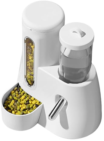 Dispensador automático de Agua de roedores: Herramienta de alimentación de Botellas de Jaula, sin Suministro de Montaje de | Soporte de contenedor de Fugas de Flujo de Gravedad para hámster de h