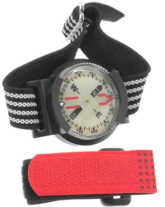 WOONEKY Brújula De Vela Impermeable Brújula De Muñeca para Buceo Accesorios De Buceo Que En La Oscuridad Herramienta De Navegación con Correa