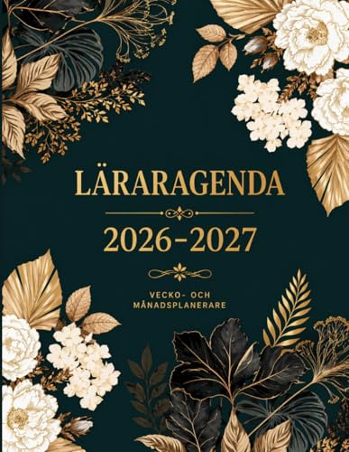 Läraragenda 2026–2027 A4: Effektiv planering för lärare – Veckoplanering med lektionsschema, betygsregister och extra funktioner från augusti 2026 till juli 2027