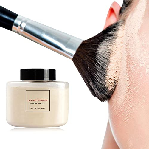 Woya Banana Poudre Matifiante Fond de Teint Libre Blanchiment Concealer Contrôle du Pétrole de Longue Durée