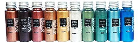 Resin Pro® ''SET SAHARA'' : PIGMENTI IN POLVERE MICA PER LA COLORAZIONE DI RESINE E VERNICI