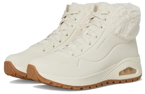 Skechers Uno Rugged Fall Air, Stivali Donna, Naturale, 40 EU