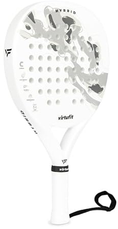 VirtuFit Hybrid Padel Raqueta - Blanco - Gris