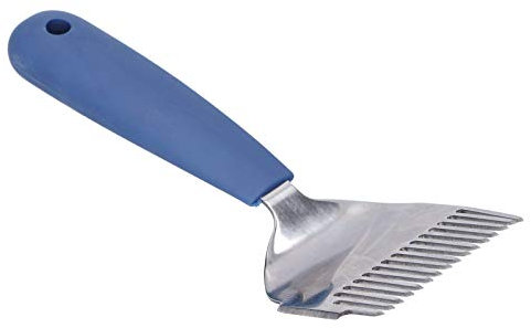 Entdeckelungsgabel aus Edelstahl, Imkereiwerkzeug mit Kunststoffgriff für die Honigernte von Imkern
