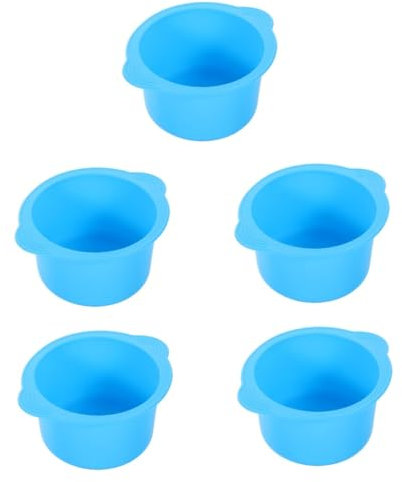 BELLIFFY 5St Haarentfernungswachsmaschine Wachswärmerschale als Ersatz Förmchen Zinn painless hair removal schmerzfreie haarentfernung Wachswärmer Silikonschale zur Haarentfernung Kieselgel