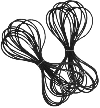 Yardenfun 20pezzi in Gomma Per Microfono Elastici Di Ricambio Supporto Antiurto Per Microfono Condensatore Clip Di Fissaggio Accessori Per Registrazione Audio Stabile