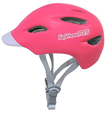 SafeheadTOTS Kids bike helmet CE-CPSC Certified Toddler Bike Helmet 2-4 Years for Boys Girls Washable Inner Lining, Safety Crash Helmet, In-Mold, Perfect for Bicycle, Scooter Balance Bike