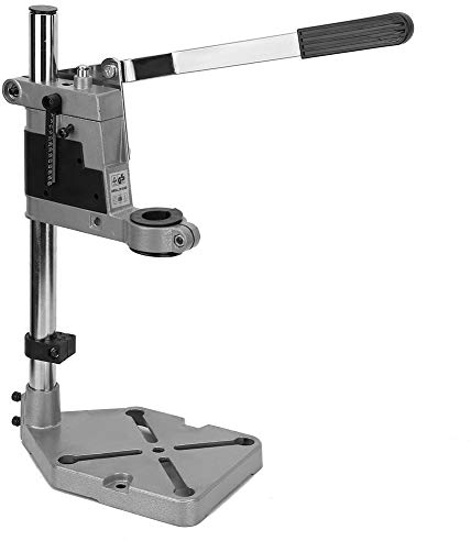 Bewinner Adjustable Drill Stand for Shop Home, Universal Bench Clamp Drill Press Stand Workbench Repair Tool for Drilling TOP, Plunge Drill Stand for 43mm or 38mm1.7'' or 1.48'' Power Drills