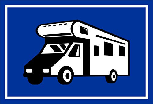 Melis Plaque autocollante pour Camping-Car