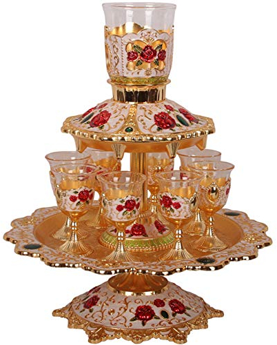JIXIN 8 Shot Glass Dispenser And Holder-Multiple 8 Shot Dispenser-Dispenser