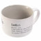 Villa d'Este Home Tivoli Victionary Jumbo Mug Latte & biscotti in gres 520 ml