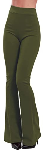 Toocool Pantalon Patte d’Eph pour Femmes, Legging Ajusté pour Femmes, Pantalon Stretch pour Femmes, Pantalon Femmes JL-2148