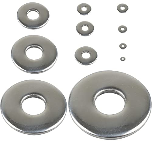 Stahlia Unterlegscheiben M6 Karosseriescheiben 6,4 x 30 mm Edelstahl V2A (50 Stück) DIN 9021 Beilagscheiben Distanzscheiben Kotflügelscheiben große U-Scheiben