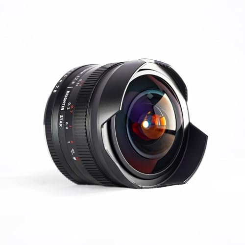 Brightin Star 7.5mm F2.8 III Ultra Wide Angle Fisheye Lens (Black, Canon RF)