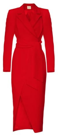 Swing Fashion Moss_czerwona Abito da Cocktail, Colore: Rosso, 40 da Donna