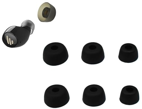 INF 3 Paires de Bouchons d'oreilles de Remplacement pour Jabra Elite 75t/ 65t/ Active/Sport Evolve, Bouchons d'oreilles en Silicone S/M/L, Cache-Oreilles 1,38+1,23+1,02 cm