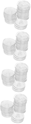 SOLUSTRE 200pièces Rondelles De Joints Vinyle Transparent Pour Vis Remplacement De Joints Anti-desserrage Pour Poignées De Douche Verre Dimension