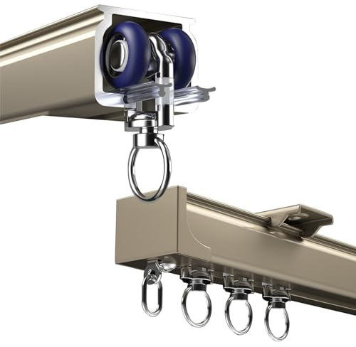 Aluminium skjutdörr spårsats ry takräcke universell lagerguide 40 kg lastkapacitet vägg- eller takmontering idealisk för rumsavdelare.