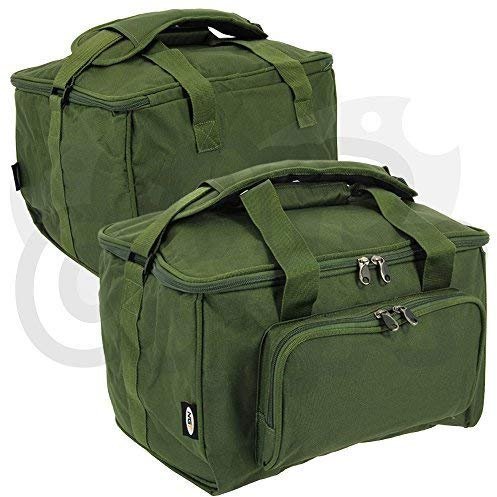 NGT Carp Fishing Camping Quickfish Green Carryall + Padded Straps & Extra Pocket