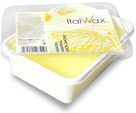 Paraffin für Paraffinbad 5 Duften zum Auswahl Paraffinwachs je 500ml (Zitrone)