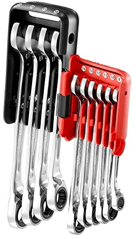 Jeu de 10 clés mixtes à cliquet en étui Pocket FACOM - 467BF.JP10PB