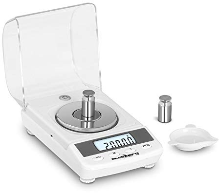 Steinberg Systems SBS-DW-50VA Digitale Präzisionswaage Feinwaage max. 50g Genauigkeit 0,005g je 50 g ø 6cm