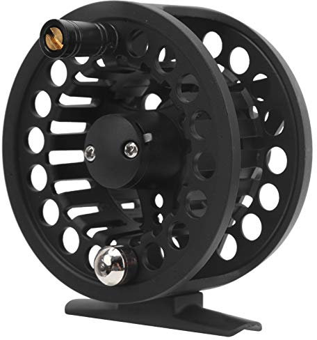 Alomejor Fliegenfischerrolle Aluminiumlegierung Rock Fishing Reels Schwungrad mit 75 Mm Außendurchmesser