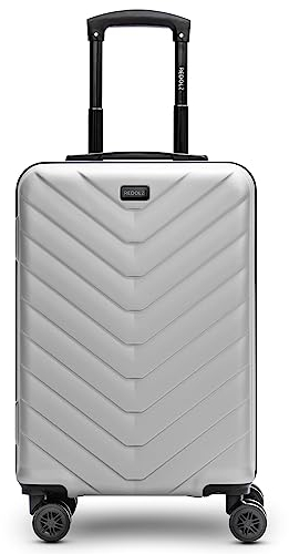 REDOLZ Hartschalen Kabinen-Koffer | Leichter Trolley 37 x 22 x 55 cm - hochwertiges ABS Material | 4 Doppelrollen & TSA-Schloss (Essentials 07)