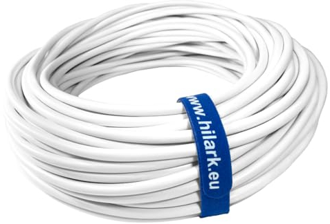 Hilark cable tech NYM-J Kabel 3x1,5 mm² 3G1,5 Feuchtraumkabel Starkstromkabel Elektrokabel Installationsleitung 25m