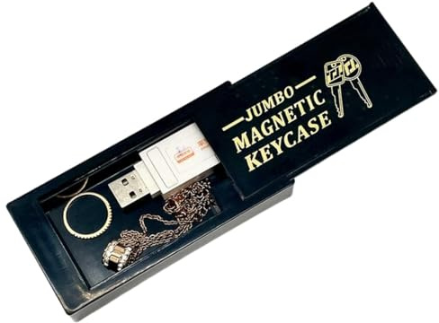 OIGWBPH Magnetischer Schlüsselkasten Starker Magnet Schlüsselhalter für Auto Haus Garage Büro Schlüsselversteck