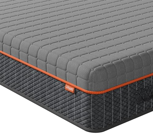 Uliyati Double Mattresses Memory Foam Mattress, Breathable Mattress for Cool Sleep & Pressure Relief - Medium Mattress, 135x190x26CM, CertiPUR-US Certified