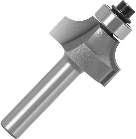 1/3pcs 8mm Shank Round-Over Router Bits For Wood Woodworking Tool 2 Flute Endmill With Bearing Milling Cutter Corner Round Over Bit(8X25)