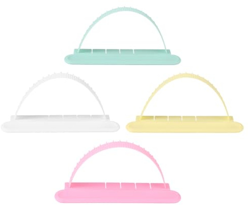Sinbana 4pz Righelli Ad Arco Torte, Strumento Guida Arco Torte Regolabile Decorazione Curvo Divisore Marcatura Aiuto Misurazione Cottura Pasticceria Cornici Fai da Te Fornai Professionisti Casalinghi