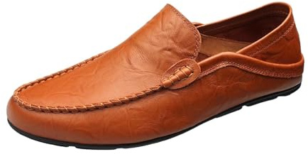 Generiska fritidsskor män läder tofflor, loafer män sneakers unisex klassiska mockasiner platta herrskor konstläder affärsskor fritid barfotaskor sport slip-skor