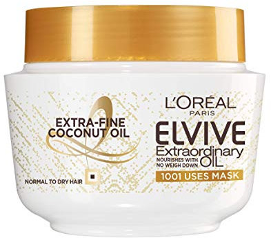 L'Oréal Elvive Extraordinary Oil Coconut Hair Mask Leave-in Conditioner for Normal to Dry Hair 300ml