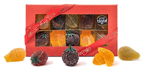 Walnut Tree – Pâtes de Fruits Luxury Gift Box – Belgium Fruit Jellies – Handpacked in the UK Great Taste Award Winner – Vegan, Vegetarian and Gluten Free Diets 200g Pack