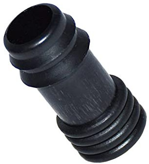 Conector de la manguera Conecte del enchufe de la manguera de irrigación de jardinería 1/2 Sello de agua de la manguera con el tapón de riego de la manguera de plástico Cerrar 100 PCS