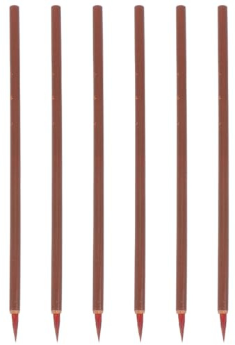Operitacx Pinceau De Calligraphie Chinoise 19.5 Cm Brosse Fine Pour Encre De Chine Peinture Et Écriture Traditionnelle Outil De Calligraphie Pour Débutants Et Professionnels