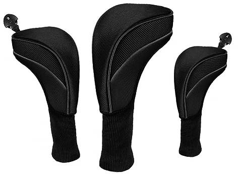 Schlägerkopfhüllen, 3 Stück Driver Wood Head Club Covers Equipment Pole Protective Sleeve, Golf Putter Head Protectors