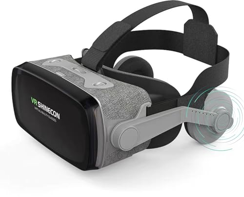 Casque de réalité Virtuelle VR Universel pour Smartphone Android, écran de 3,5 à 7 Pouces, Lunettes 3D Anti-Bleues, Lunettes VR pour pour iOS pour Android