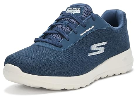 Skechers Women's Go Walk Joy Sareh Waterproof Sneaker, Navy, 8.5