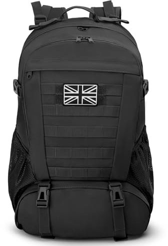Jueachy Military Tactical Backpack 35L Water Resistant Rucksack for Men