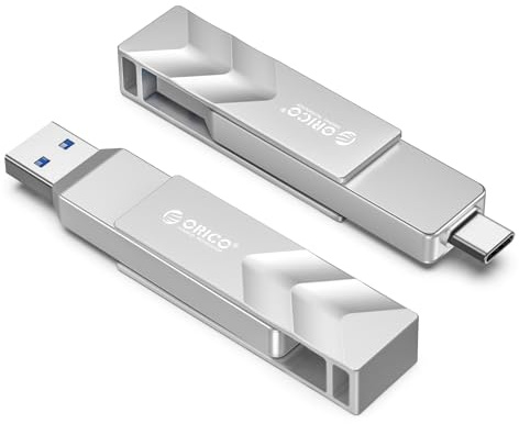 ORICO 2TB SSD Externe bis zu 1050 MB/s, USB 3.2 Gen 2 External Solid State Drive, Portable SSD for iPhone 16 Series, iPhone 15 Series, Type-C Smartphone, Mac, Fahrzeug G202