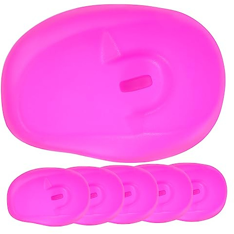VALICLUD 6pezzi Cuffie Antirumore in Silicone per Tintura dei Capelli Paraorecchi per Parrucchiere Copriorecchie per Colorazione dei Capelli