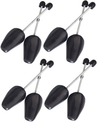 GALPADA 8 Piezas Estiradores de Zapatos de Plástico con Resorte Ajustable para Hombres y Mujeres de Ensanchadores para Zapatillas y Botas Negras Moldeadores para Pies Anchos