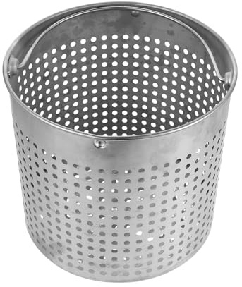 Gatuida Cubo de Basura Metálico Empotrado de Acero Inoxidable 201 Filtro de Té de Malla Extraíble Cesta Infusora Integrada para Encimera Separador de Residuos de Té para Cocina